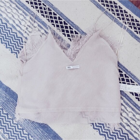 Zara Premium Collection Retro Roaring 20's style Flapper V-neck Cami Top - Picture 9 of 16